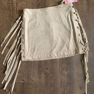 Chelsea and Violet Suede Skirt